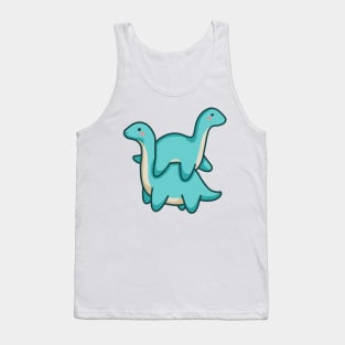 Stacked dinos, long neck, Dinosaurus. Tank Top